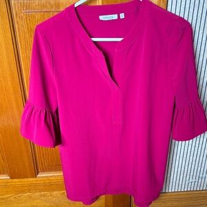 Chico's Vibrant Pink Blouse Zenergy Collection